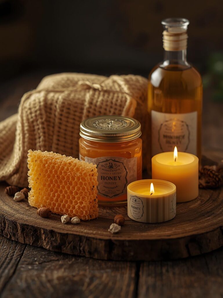 geschenkset honig wabenhonig kerzen met 20251112 184246 0000