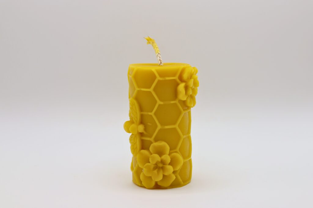 stumpfkerze biene 3